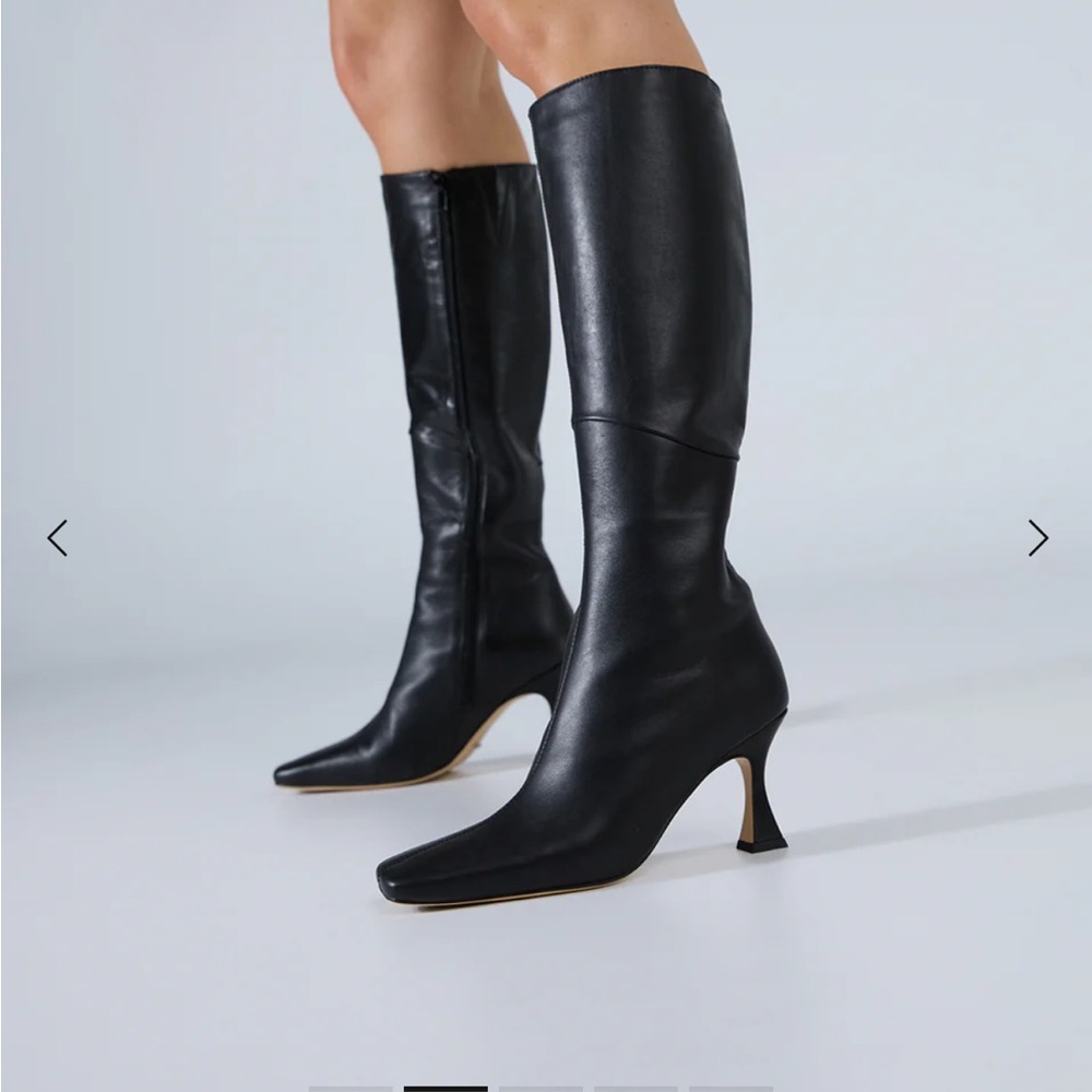 Tony Bianco Black Fantasy Heeled Boots